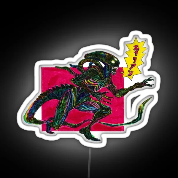 Xenomorph RGB Neon Sign