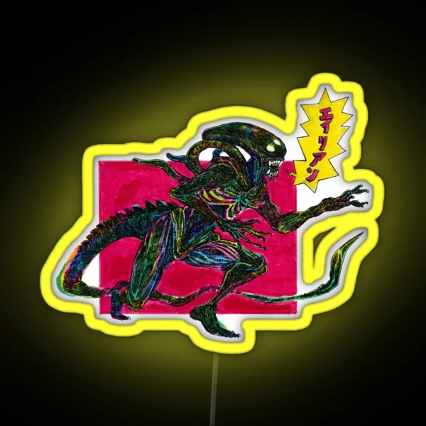 Xenomorph RGB Neon Sign