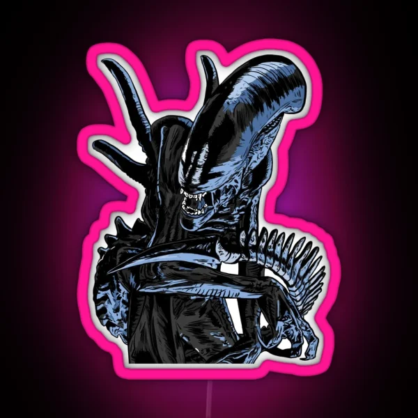 Xenomorph RGB Neon Sign