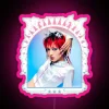 Neon pink sign with RGB lights