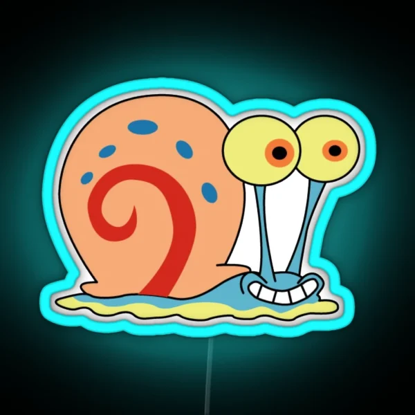 Ya Boi Gary The Snail RGB Neon Sign