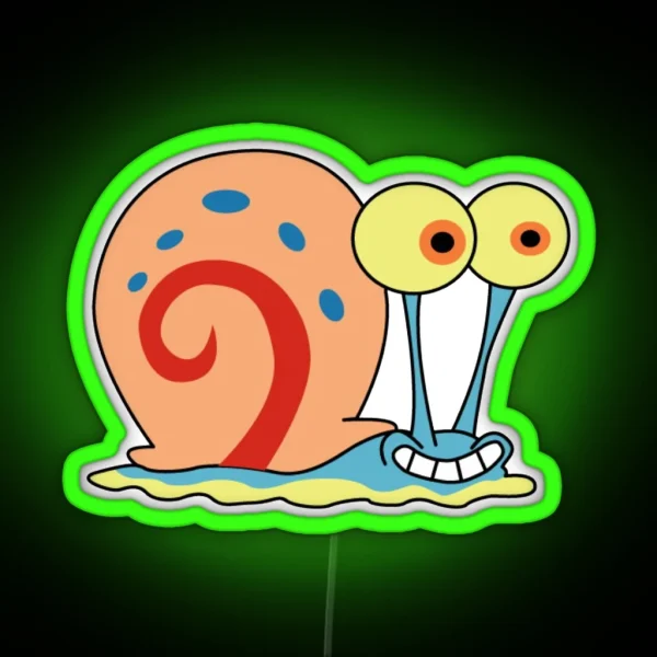 Ya Boi Gary The Snail RGB Neon Sign