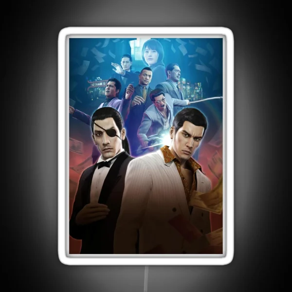 Yakuza 0 Poster RGB Neon Sign