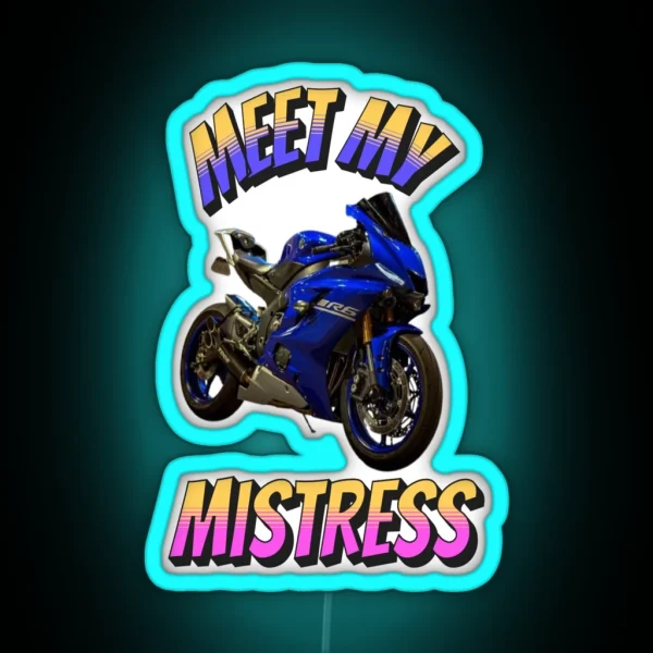 Yamaha R6 RGB Neon Sign