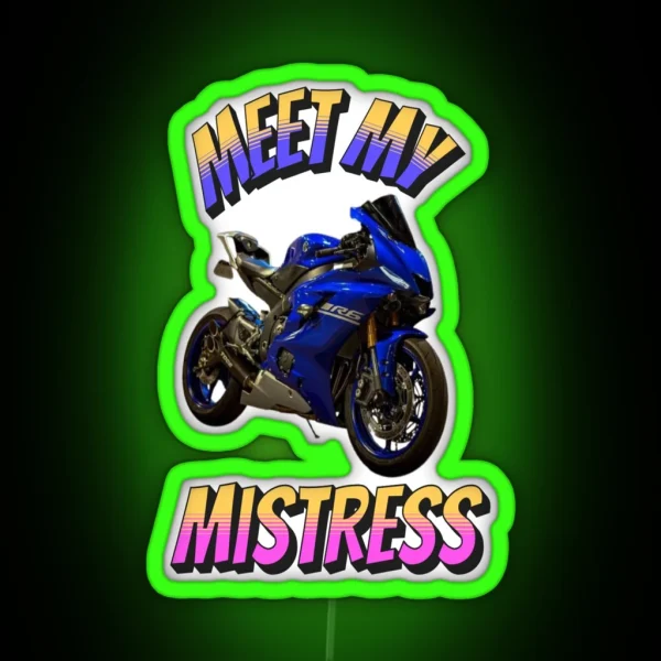 Yamaha R6 RGB Neon Sign