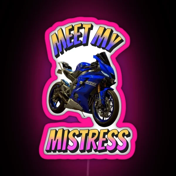 Yamaha R6 RGB Neon Sign