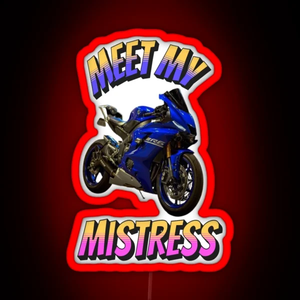 Yamaha R6 RGB Neon Sign