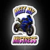 Yamaha R6 RGB Neon Sign on White Background