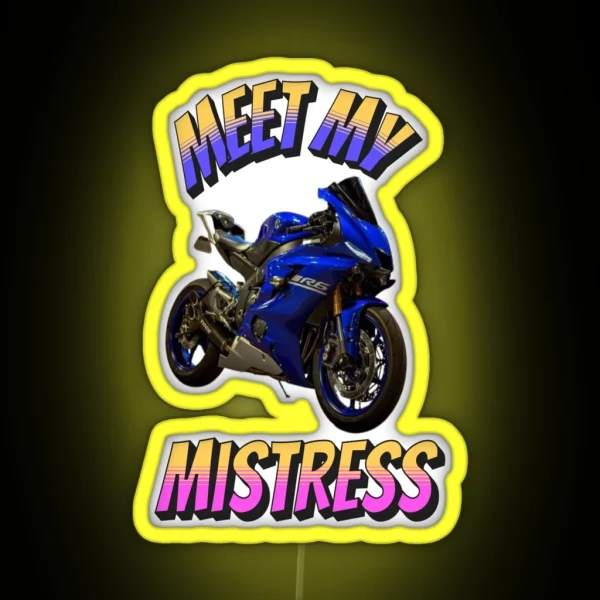 Yamaha R6 RGB Neon Sign