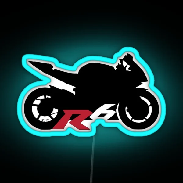 Yamaha R6 Silhouette RGB Neon Sign