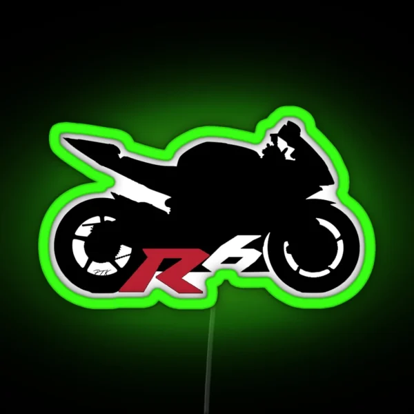 Yamaha R6 Silhouette RGB Neon Sign