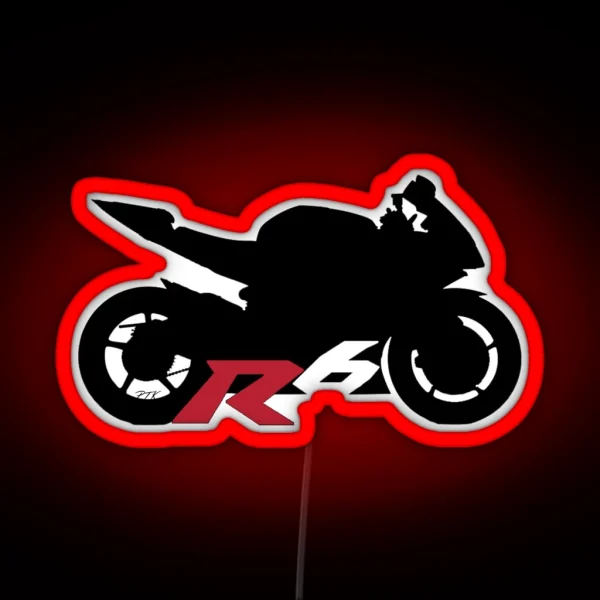 Yamaha R6 Silhouette RGB Neon Sign
