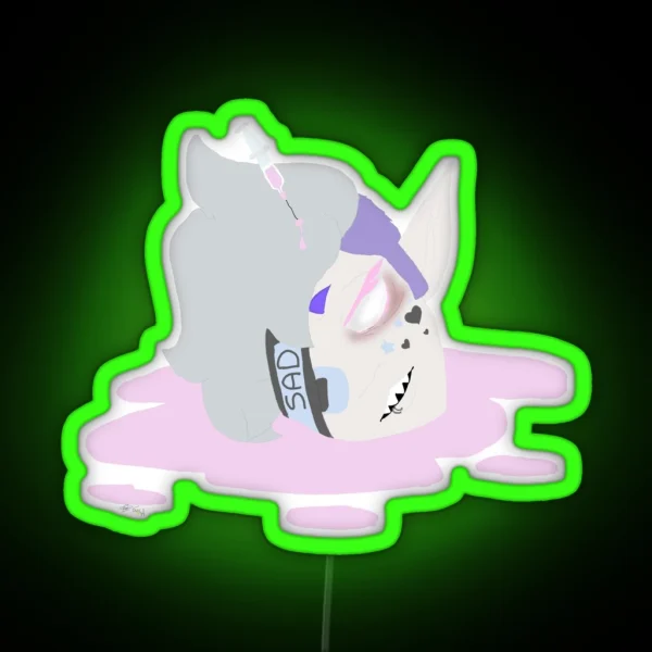 YAMI KAWAI HEAD RGB Neon Sign