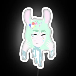 YAMI KAWAII BUNNY RGB Neon Sign