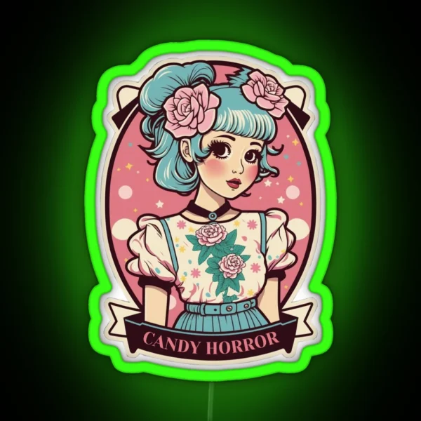 Yami Kawaii Candy Horror RGB Neon Sign