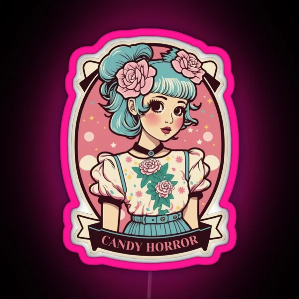 Yami Kawaii Candy Horror RGB Neon Sign