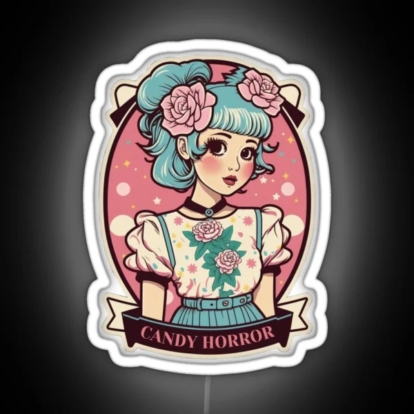 Yami Kawaii Candy Horror RGB Neon Sign