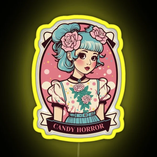 Yami Kawaii Candy Horror RGB Neon Sign