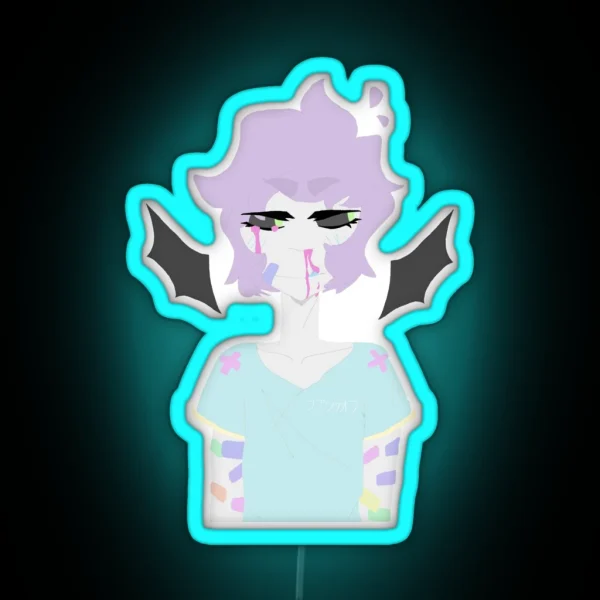 YAMI KAWAII DEMON RGB Neon Sign