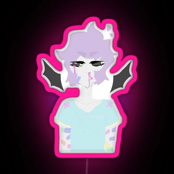 YAMI KAWAII DEMON RGB Neon Sign