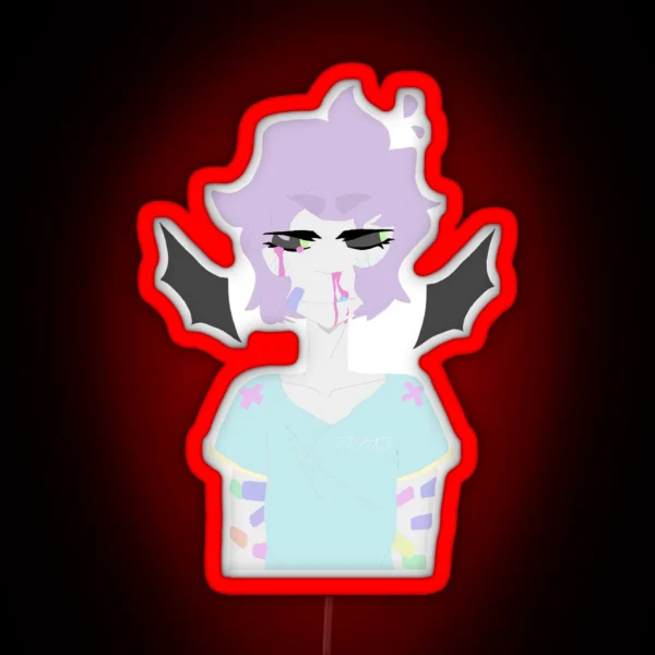 YAMI KAWAII DEMON RGB Neon Sign
