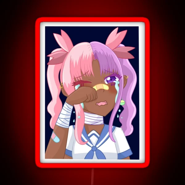 Yami Kawaii Girl RGB Neon Sign