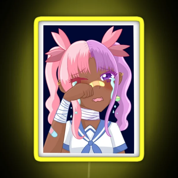 Yami Kawaii Girl RGB Neon Sign