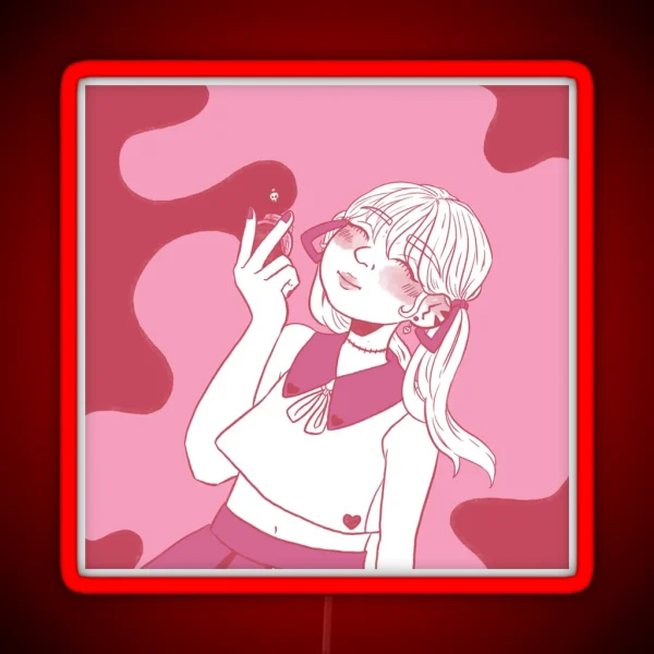 Yami Kawaii Girl RGB Neon Sign