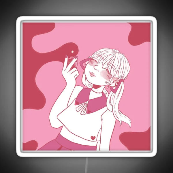Yami Kawaii Girl RGB Neon Sign