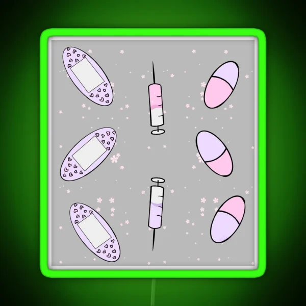 Yami Kawaii Medical Cute RGB Neon Sign