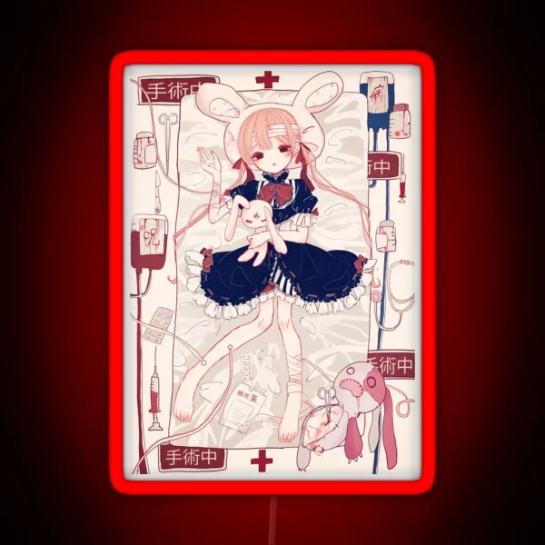Yami Kawaii Men Hera Chan RGB Neon Sign