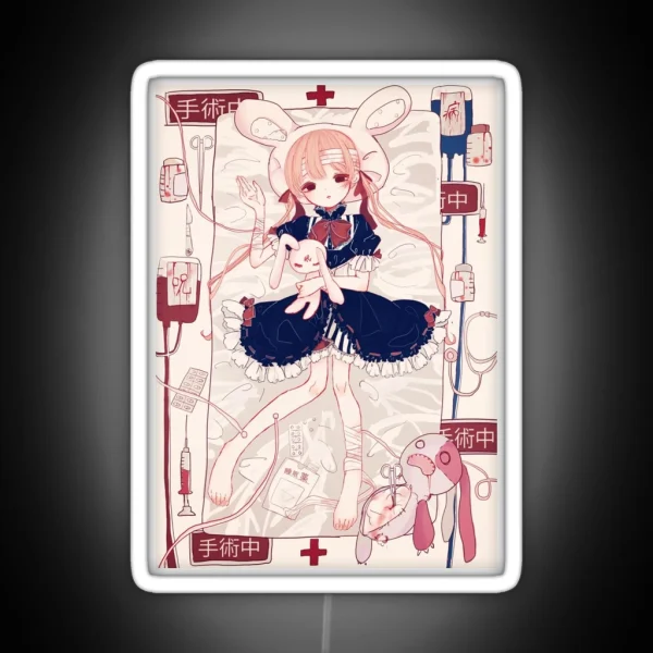 Yami Kawaii Men Hera Chan RGB Neon Sign