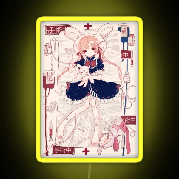 Yami Kawaii Men Hera Chan RGB Neon Sign