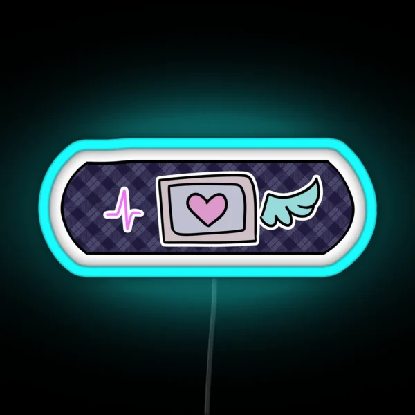 Yami Kawaii Menhera Bandage Led Style Cute RGB Neon Sign