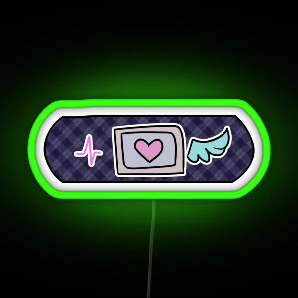 Yami Kawaii Menhera Bandage Led Style Cute RGB Neon Sign
