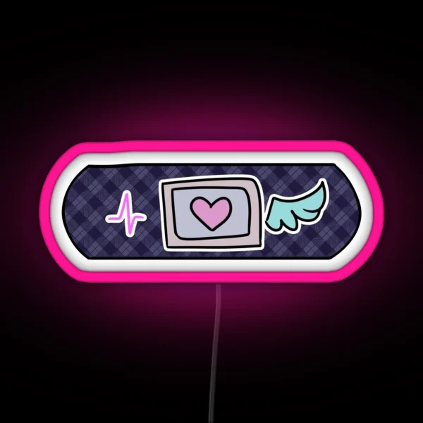 Yami Kawaii Menhera Bandage Led Style Cute RGB Neon Sign