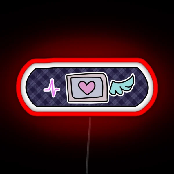Yami Kawaii Menhera Bandage Led Style Cute RGB Neon Sign