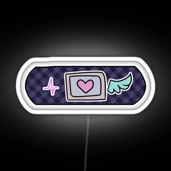 Yami Kawaii Menhera Bandage Led Style Cute RGB Neon Sign