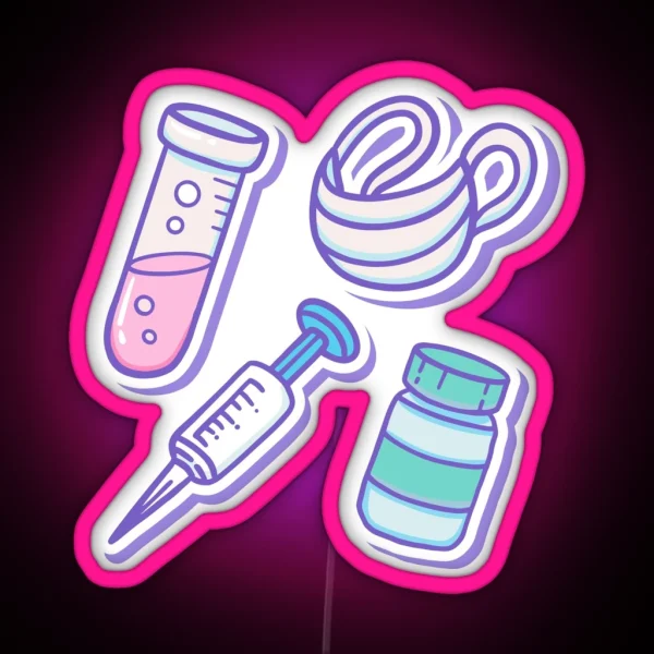 Yami Kawaii Menhera Pastel Led RGB Neon Sign