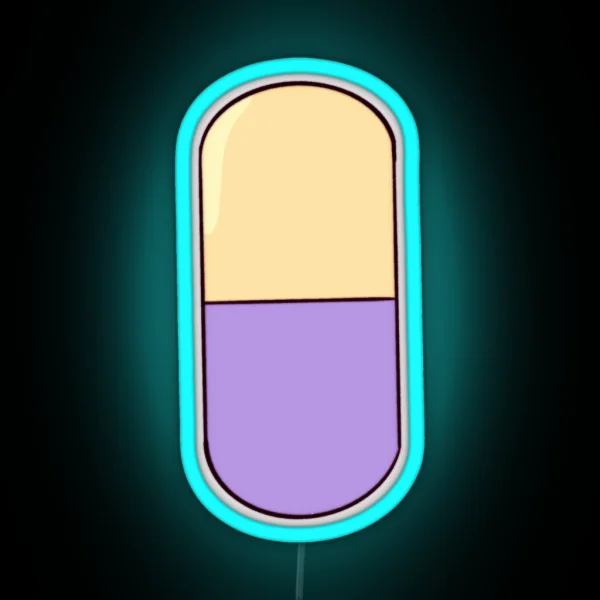 Yami Kawaii Pill RGB Neon Sign