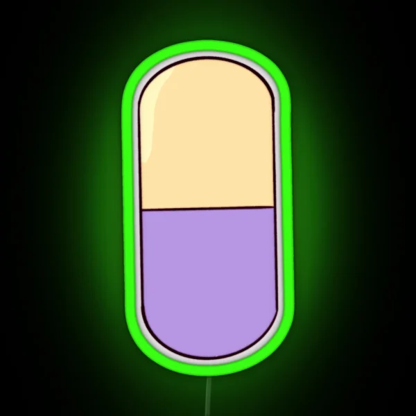 Yami Kawaii Pill RGB Neon Sign
