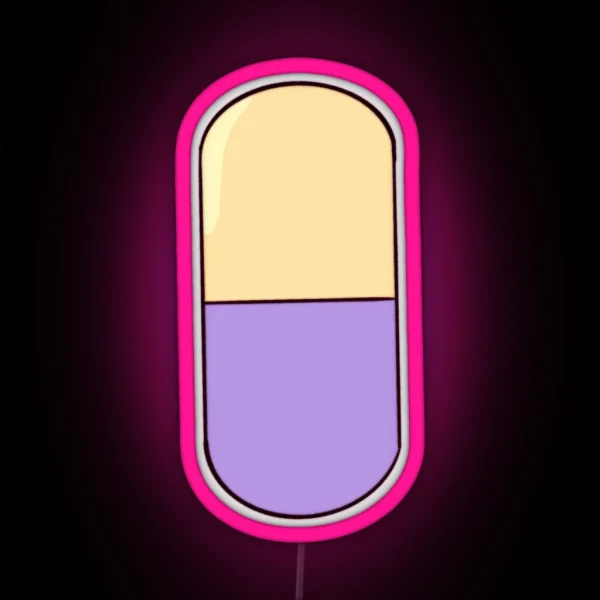 Yami Kawaii Pill RGB Neon Sign