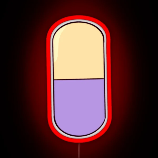 Yami Kawaii Pill RGB Neon Sign