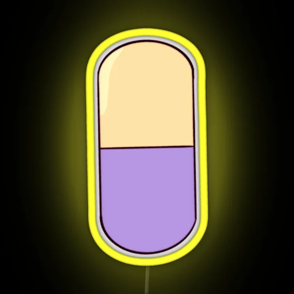 Yami Kawaii Pill RGB Neon Sign