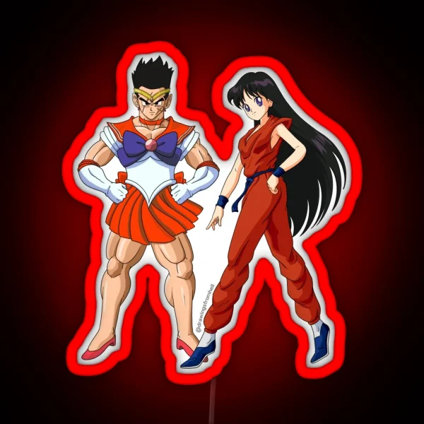 Yamtcha X Mars XY Warriors RGB Neon Sign