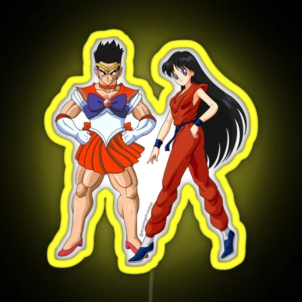 Yamtcha X Mars XY Warriors RGB Neon Sign