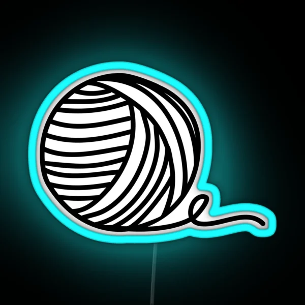 Yarn Addict RGB Neon Sign