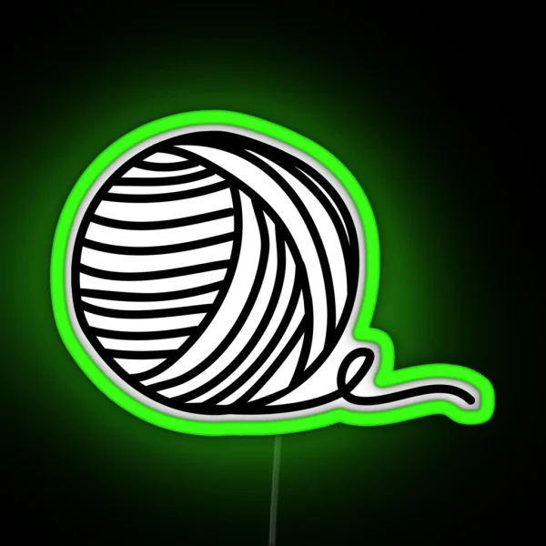 Yarn Addict RGB Neon Sign
