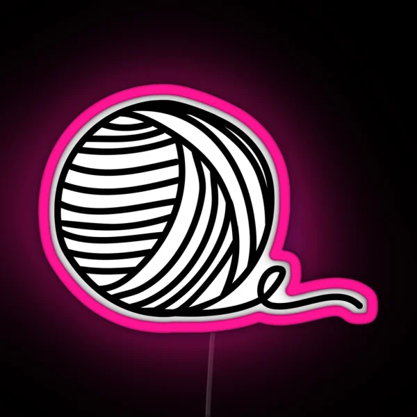 Yarn Addict RGB Neon Sign