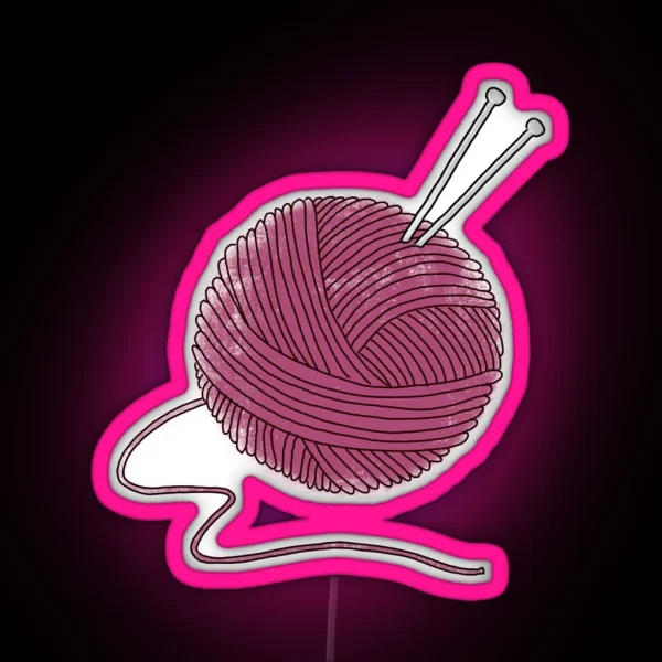 Yarn Ball RGB Neon Sign